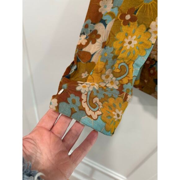 Sundry Retro Floral Blouse Size 0(XS) - Picture 4 of 5